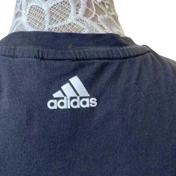 2/20 Adidas Sleeveless Tie Knot Tank Top - Picture 6 of 10